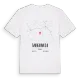 Targowisk karta t-shirt