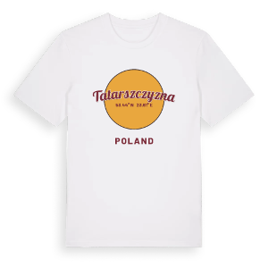 Tatarszczyzna cirkel t-shirt – ekologisk bomull t-shirt från Pinshirt