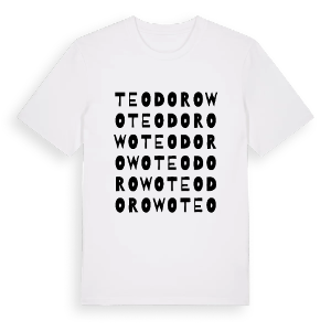 Teodorowo ordlek t-shirt – ekologisk bomull t-shirt från Pinshirt