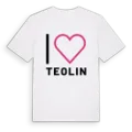 Jag älskar Teolin t-shirt stort tryck