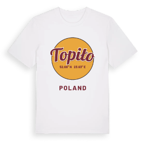 Topiło cirkel t-shirt – ekologisk bomull t-shirt från Pinshirt