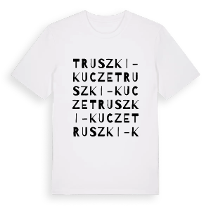 Truszki-Kucze ordlek t-shirt – ekologisk bomull t-shirt från Pinshirt
