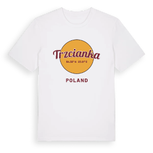 Trzcianka cirkel t-shirt – ekologisk bomull t-shirt från Pinshirt