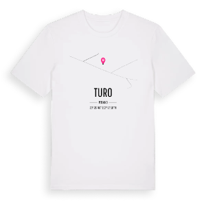 Turo karta t-shirt – ekologisk bomull t-shirt från Pinshirt