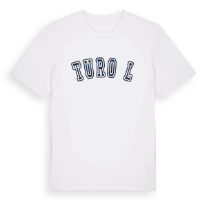 Turośl college t-shirt – ekologisk bomull t-shirt från Pinshirt