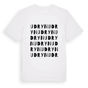 Udryn ordlek t-shirt – ekologisk bomull t-shirt från Pinshirt