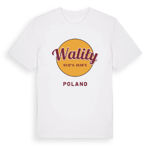 Waliły cirkel t-shirt – ekologisk bomull t-shirt från Pinshirt