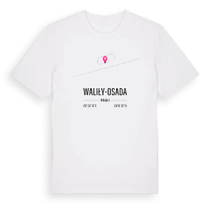 Waliły-Osada karta t-shirt – ekologisk bomull t-shirt från Pinshirt