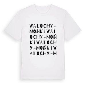 Walochy-Mońki ordlek t-shirt – ekologisk bomull t-shirt från Pinshirt