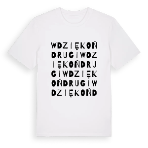 Wdziękoń Drugi ordlek t-shirt – ekologisk bomull t-shirt från Pinshirt
