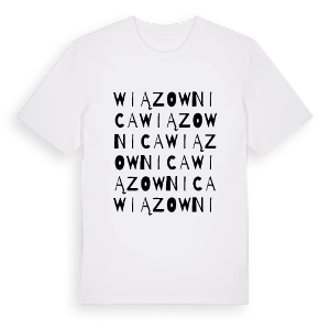 Wiązownica ordlek t-shirt – ekologisk bomull t-shirt från Pinshirt