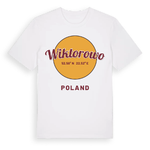 Wiktorowo cirkel t-shirt – ekologisk bomull t-shirt från Pinshirt
