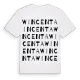 Wincenta ordlek t-shirt