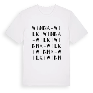 Winna-Wilki ordlek t-shirt – ekologisk bomull t-shirt från Pinshirt