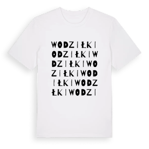 Wodziłki ordlek t-shirt – ekologisk bomull t-shirt från Pinshirt