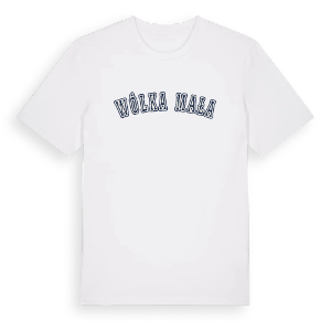 Wólka Mała college t-shirt – ekologisk bomull t-shirt från Pinshirt