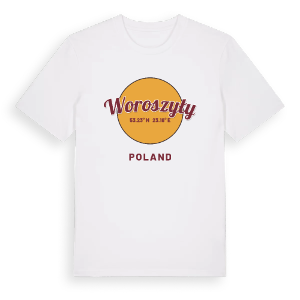 Woroszyły cirkel t-shirt – ekologisk bomull t-shirt från Pinshirt