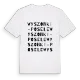 Wyszonki-Posele ordlek t-shirt