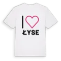 Jag älskar Łyse t-shirt stort tryck