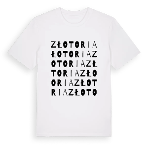 Złotoria ordlek t-shirt – ekologisk bomull t-shirt från Pinshirt
