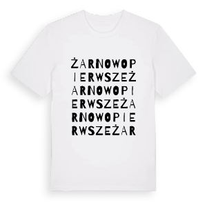 Żarnowo Pierwsze ordlek t-shirt – ekologisk bomull t-shirt från Pinshirt