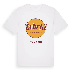 Żebrki cirkel t-shirt – ekologisk bomull t-shirt från Pinshirt
