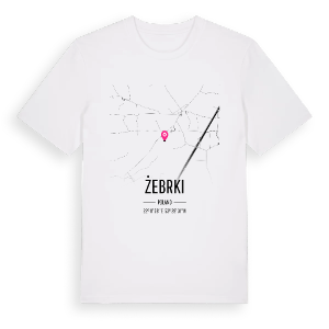 Żebrki karta t-shirt – ekologisk bomull t-shirt från Pinshirt