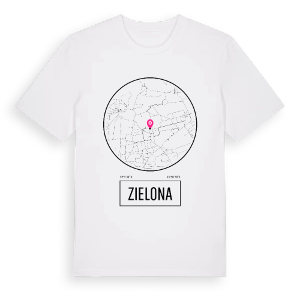 Zielona t-shirt – ekologisk bomull t-shirt från Pinshirt