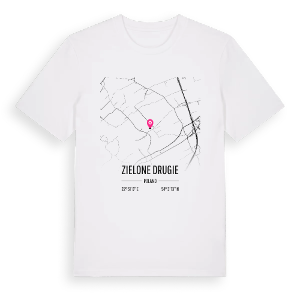 Zielone Drugie karta t-shirt – ekologisk bomull t-shirt från Pinshirt