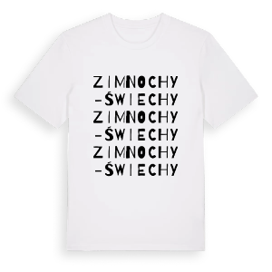 Zimnochy-Świechy ordlek t-shirt – ekologisk bomull t-shirt från Pinshirt