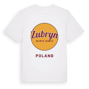 Żubryn cirkel t-shirt – ekologisk bomull t-shirt från Pinshirt