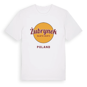 Żubrynek cirkel t-shirt – ekologisk bomull t-shirt från Pinshirt
