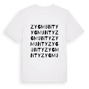Zygmunty ordlek t-shirt – ekologisk bomull t-shirt från Pinshirt
