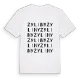 Żyliny ordlek t-shirt