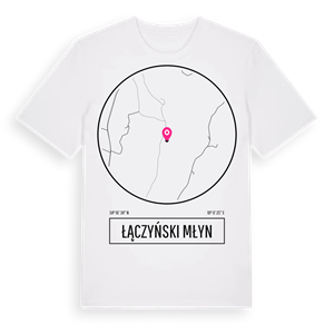 Łączyński Młyn t-shirt – ekologisk bomull t-shirt från Pinshirt