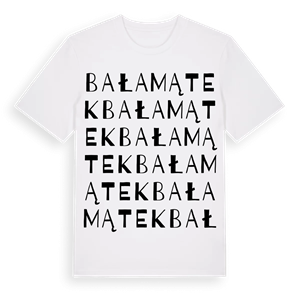 Bałamątek ordlek t-shirt – ekologisk bomull t-shirt från Pinshirt