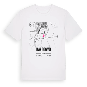 Bałdowo karta t-shirt – ekologisk bomull t-shirt från Pinshirt