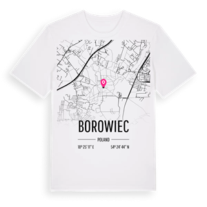 Borowiec karta t-shirt – ekologisk bomull t-shirt från Pinshirt