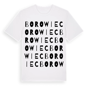 Borowiec ordlek t-shirt – ekologisk bomull t-shirt från Pinshirt