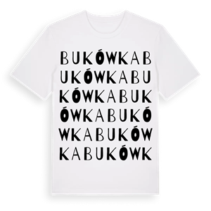Bukówka ordlek t-shirt – ekologisk bomull t-shirt från Pinshirt