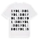 Bydlino ordlek t-shirt
