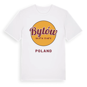 Bytów cirkel t-shirt – ekologisk bomull t-shirt från Pinshirt