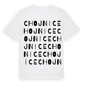 Chojnice ordlek t-shirt – ekologisk bomull t-shirt från Pinshirt