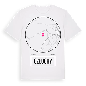Człuchy t-shirt – ekologisk bomull t-shirt från Pinshirt