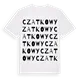 Czatkowy ordlek t-shirt