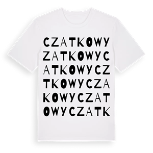Czatkowy ordlek t-shirt – ekologisk bomull t-shirt från Pinshirt