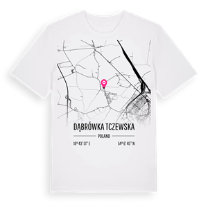 Dąbrówka Tczewska karta t-shirt – ekologisk bomull t-shirt från Pinshirt