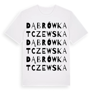 Dąbrówka Tczewska ordlek t-shirt – ekologisk bomull t-shirt från Pinshirt