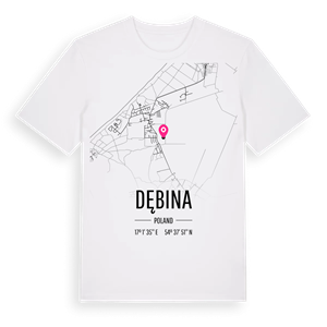 Dębina karta t-shirt – ekologisk bomull t-shirt från Pinshirt
