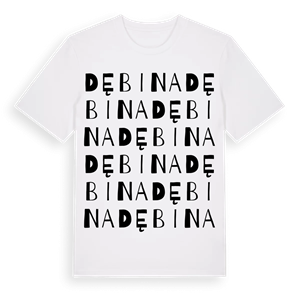 Dębina ordlek t-shirt – ekologisk bomull t-shirt från Pinshirt